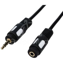Шнур 3.5 Stereo Plug - 3.5 Stereo Jack 3м (GOLD) Rexant 17-4015