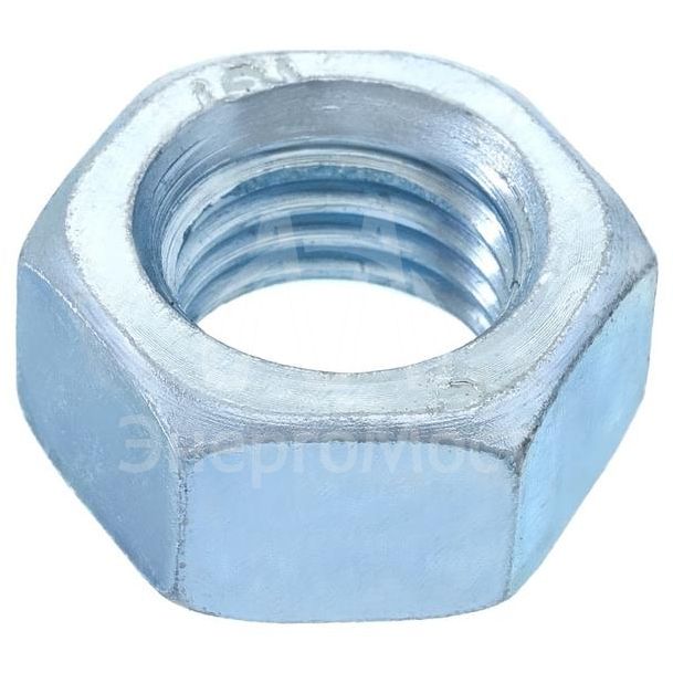 Гайка шестигранная М24 DIN 934 класс прочн. 4.8. цинк. пакет (уп.10шт) СТРОЙМЕТИЗ UTORM3030138
