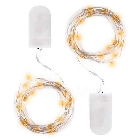 Гирлянда DC-G05-20YS2 20LED 2xCR2032(в компл.) желт. (уп.2шт) ФАZА 5047976