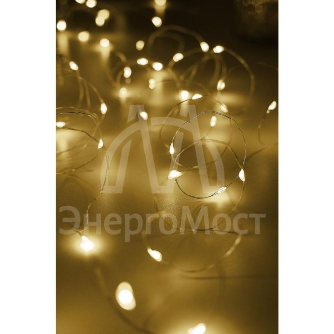 Гирлянда DC-G05-20YS2 20LED 2xCR2032(в компл.) желт. (уп.2шт) ФАZА 5047976