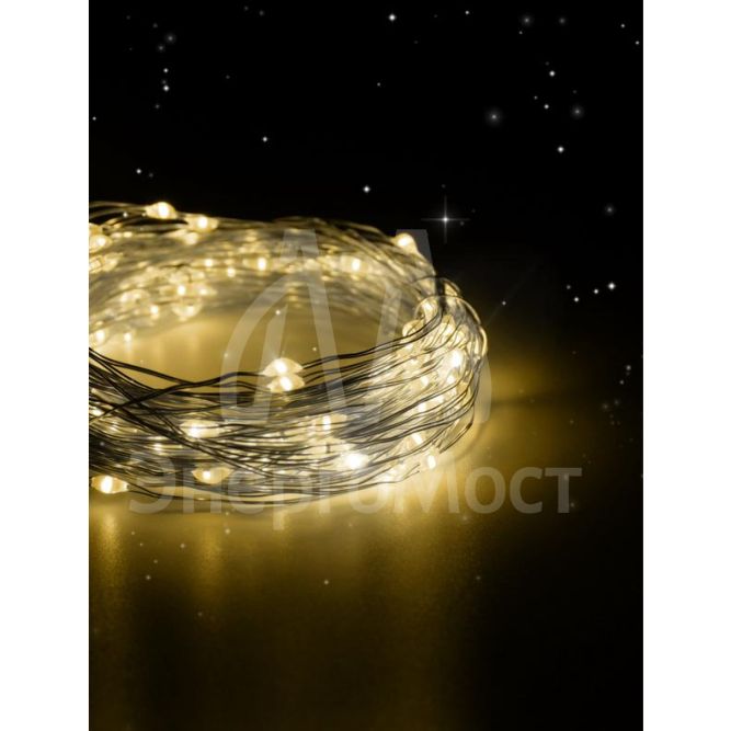 Гирлянда DC-G05-20YS2 20LED 2xCR2032(в компл.) желт. (уп.2шт) ФАZА 5047976