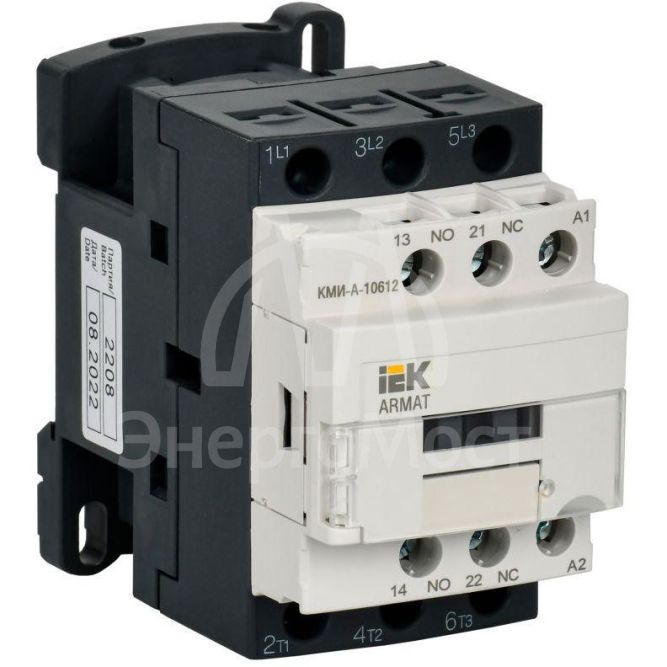 Контактор КМИ-А-10612 LC1D 6А кат. 230В AC 1НО+1НЗ AC-3 IEK AR-ACC-11-006-230-11