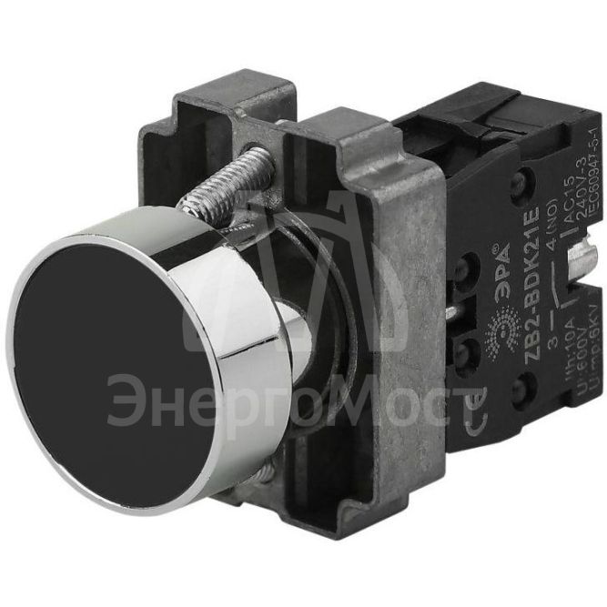 Кнопка управления LAY5-BA21 без подсветки черн. 1з BBT60-BA-K02E ЭРА Б0045664