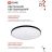 Светильник светодиодный NEO SIMPLE-5565-BL 55Вт 6500К 4400лм 230В 375х59мм черн. IN HOME 4690612060835