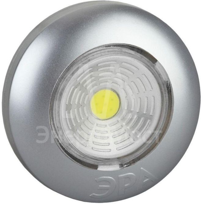 Фонарь SB-503 NEW пушлайт &amp;quot;Аврора&amp;quot; COB 3хAAA серебр. ЭРА Б0031042