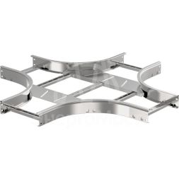 Ответвитель для лотка Х-образ. 80х200 R300 LESTA IEK CKR04-4-080-200