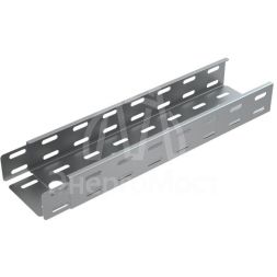 Лоток листовой перфорированный 100х50 L3000 сталь 0.55мм &amp;quot;БЫСТРЫЙ МОНТАЖ&amp;quot; LP50х100х0.55х3000 КМ LO0603