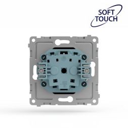 Розетка 1-м СП Pixel IP44 с заземл. с крышкой механизм карбон TOKOV ELECTRIC TKE-PX-R1ZSW1-C14-IP44