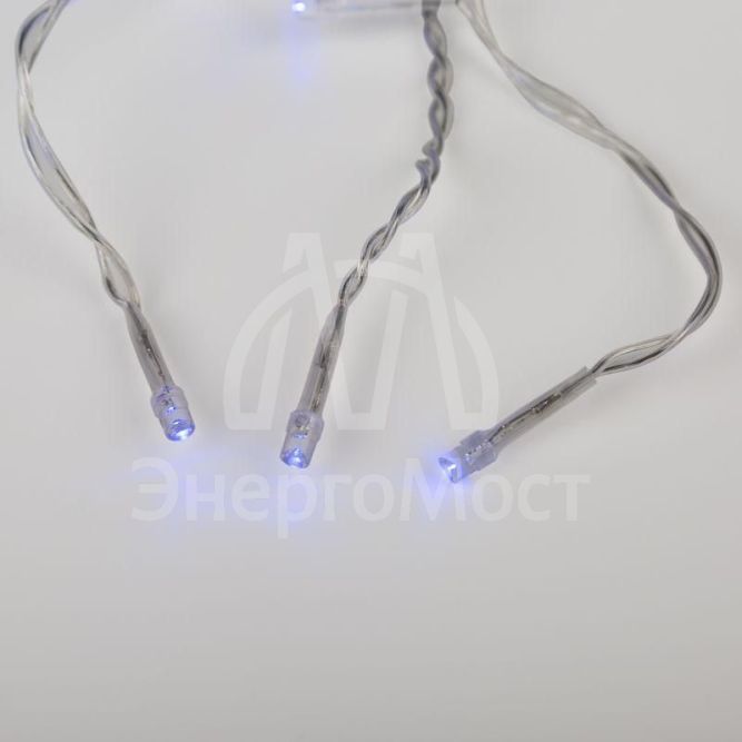 Гирлянда &amp;quot;Светодиодный Дождь&amp;quot; 2.5x2м свечение с динамикой 300LED син. 230В провод прозр. Neon-Night 235-053