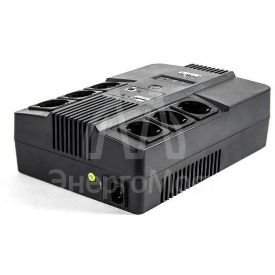 Источник бесперебойного питания SKAT-UPS 800 AI ИБП 220В 480Вт 1 АКБ 9А.ч внутр. меандр. стаб-ция напр-я. 6 выходов Бастион 452