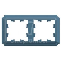 Рамка 2-пост. AtlasDesign Antique универс. изумруд. SE ATN100802