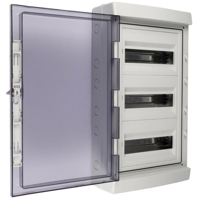 Бокс модульный накладной PDB/W 4036 GR (ЩРН-ПГ-36) IP65 пластик. Pro JazzWay 5072169