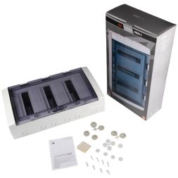 Бокс модульный накладной PDB/W 4036 GR (ЩРН-ПГ-36) IP65 пластик. Pro JazzWay 5072169