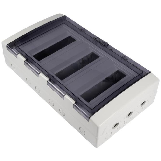 Бокс модульный накладной PDB/W 4036 GR (ЩРН-ПГ-36) IP65 пластик. Pro JazzWay 5072169