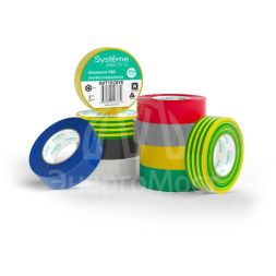 Изолента ПВХ 0.13х19мм (рул.20м) желт./зел. SE IMT1920YG