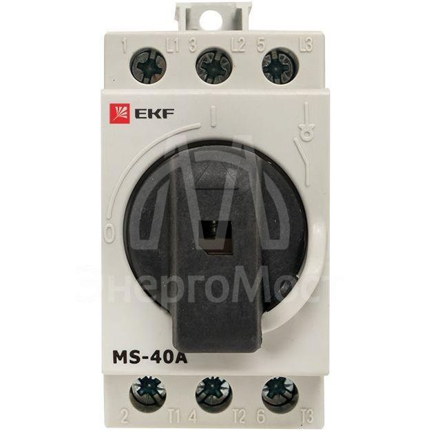 Рубильник мод. 3п MS-40A на DIN-рейку EKF ms-40d