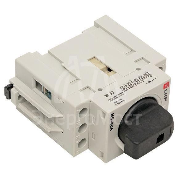 Рубильник мод. 3п MS-40A на DIN-рейку EKF ms-40d