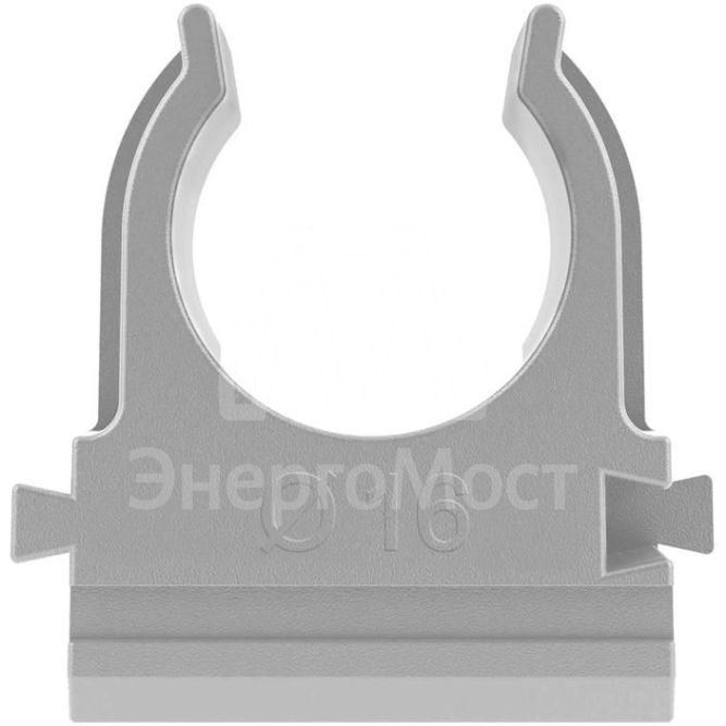 Держатель для труб (клипса) d16мм TOKOV ELECTRIC TKE-LC-16-G