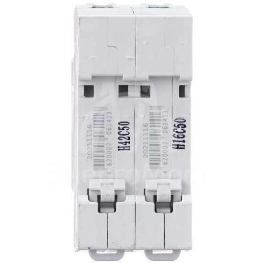 Выключатель автоматический модульный 2п C 50А 4.5кА ВА-101 SchE 11071DEK