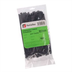 Хомут кабельный КСР 7.5х200 нейл. черн. (уп.100шт) Fortisflex 63284