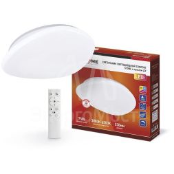 Светильник светодиодный COMFORT STONE 75Вт 230В 3000-6500К 6000лм 530х105мм с пультом ДУ IN HOME 4690612035642