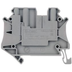 Клемма проходная винтовой зажим 3 точки подключения 2.5 кв.мм сер. DKC TUR-2.5-TWIN