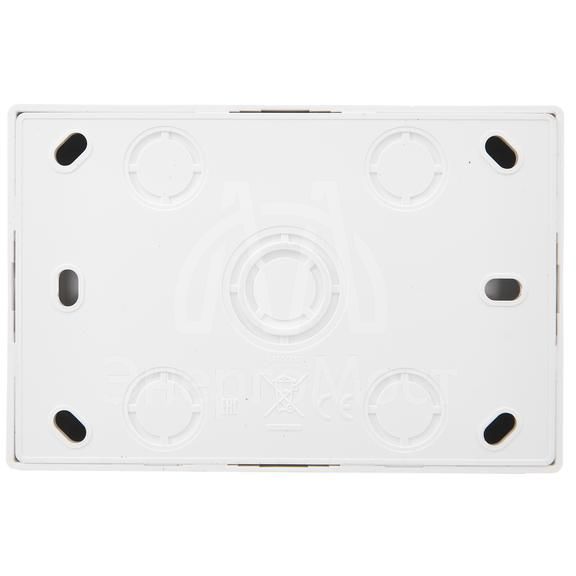 Розетка 2-мест. с заземл. LETO закрытый корпус ПБТ бел. LEZARD 752-0200-127B