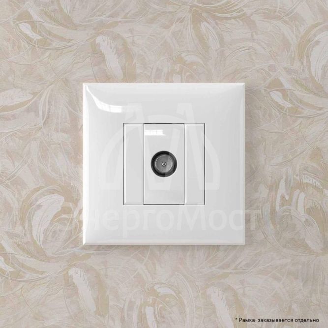 Розетка телевизионная оконечная TV СП Avanti &amp;quot;Белое облако&amp;quot; DKC 4400523