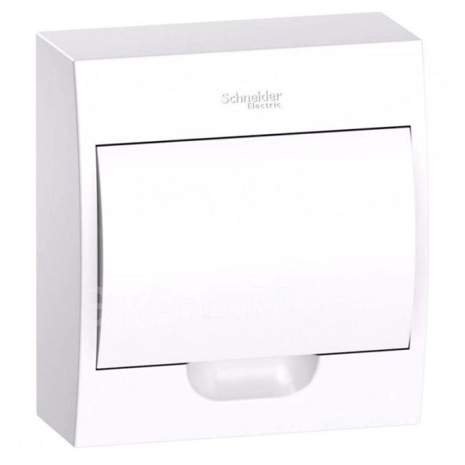Бокс ОП Easy9 навес. с бел. двер. 1 ряд 8мод IP40 IK07 63А 2 клеммы SchE EZ9E108P2SRU