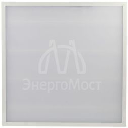 Светильник светодиодный SPO-6-72-6K-M 72Вт 6500К 6500Лм IP40 595х595х19 матов. с проводом Эра Б0061296