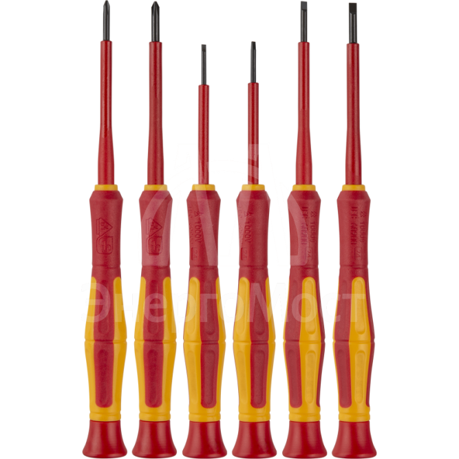 Набор отверток диэлектрических прецизионных NHT-Otd04-H6 (6шт) Navigator 95271