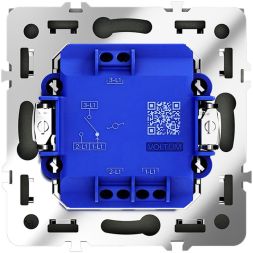 Переключатель проходной 1-кл. СП S70 10А механизм графит Voltum VLS010307