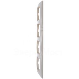 Рамка 4-м Karina горизонт. крем. LEZARD 707-0300-149