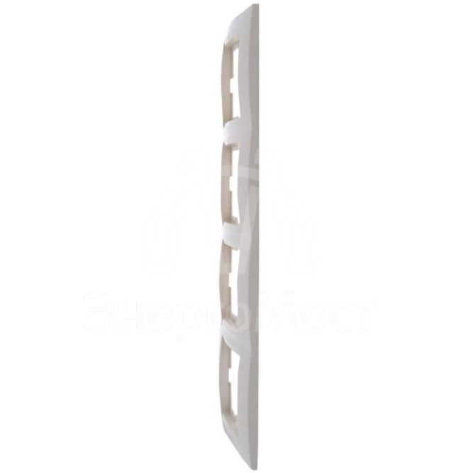 Рамка 4-м Karina горизонт. крем. LEZARD 707-0300-149