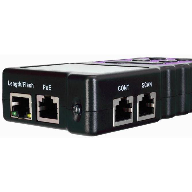 Тестер кабельный многофункциональный NetGeeks NP40 фиолет. Ermenrich 84549