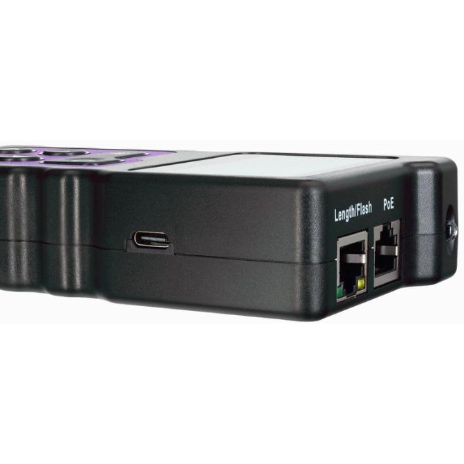 Тестер кабельный многофункциональный NetGeeks NP40 фиолет. Ermenrich 84549