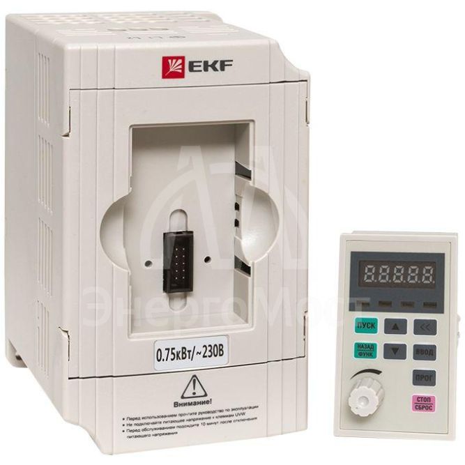 Преобразователь частоты 0.75/1.5кВт 1х230В VECTOR-100 PROxima EKF VT100-0R7-1B