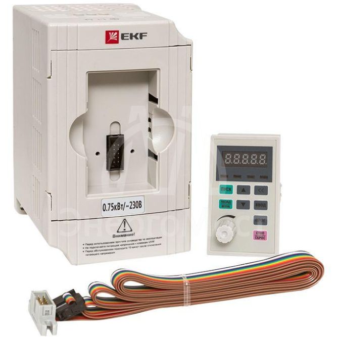 Преобразователь частоты 0.75/1.5кВт 1х230В VECTOR-100 PROxima EKF VT100-0R7-1B