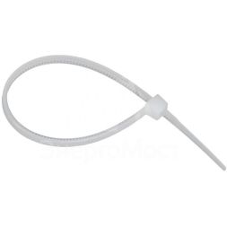 Хомут 2.5х100мм P6.6 стандартный бел. (уп.100шт) IEK UHH30-D025-100-100-K01