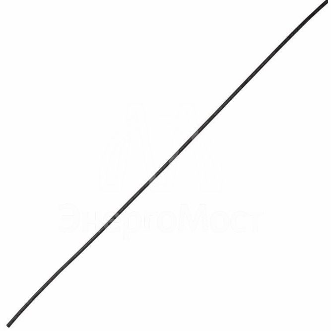 Трубка термоусадочная 6.0/1.5 с клеем (4:1) 1м черн. Rexant 23-6006