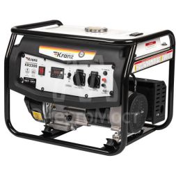 Генератор бензиновый KR3300 3.3кВт 230В 15л ручной стартер KRANZ KR-16-1133