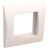 Рамка 1-м 2мод. с суппортом для коробок КМКУ бел. IEK CKK-40D-RSK2-K01
