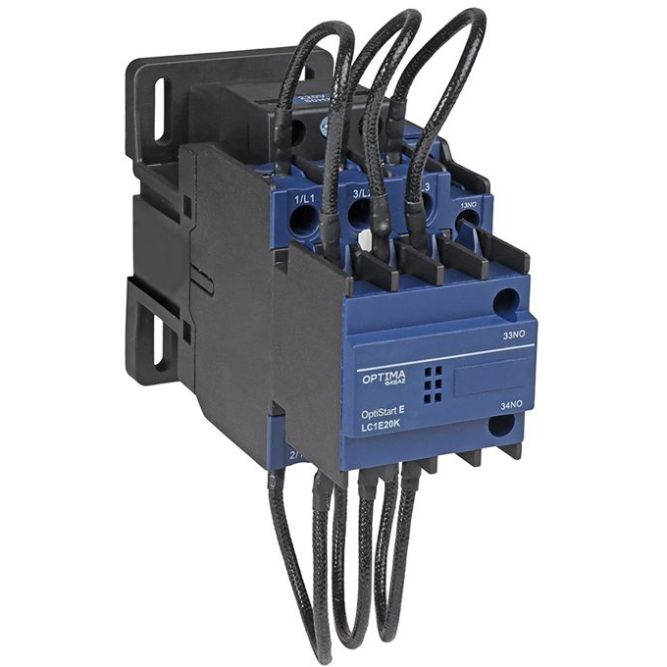 Контактор OptiStart E LC1E16K M5 220В AC 2НО+1НЗ КЭАЗ 385282