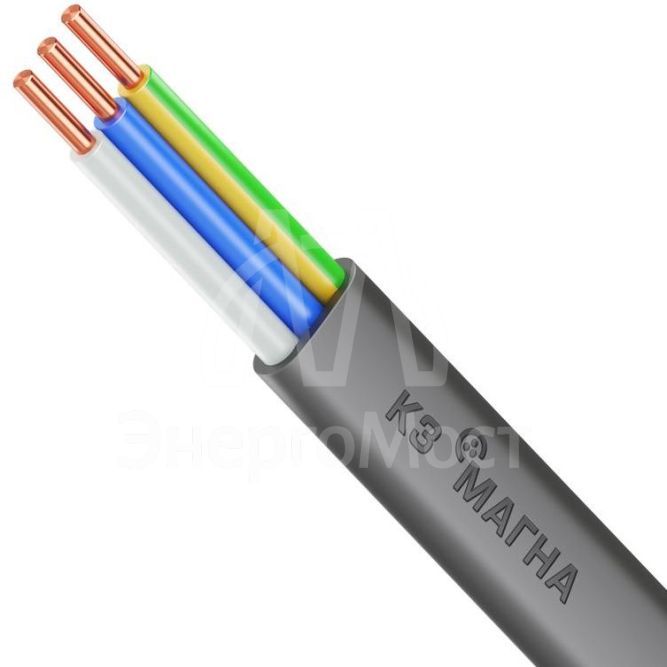 Кабель ВВГ-Пнг(А)-LS 3х10 ОК (N PE) 0.66кВ (м) Магна УТ000026413