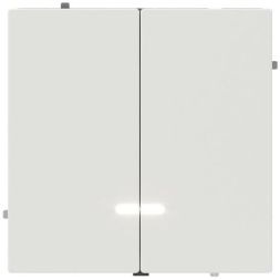 Выключатель 2-кл. KANT с подсветкой бел. песок DKC 7010134