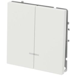 Выключатель 2-кл. KANT с подсветкой бел. песок DKC 7010134