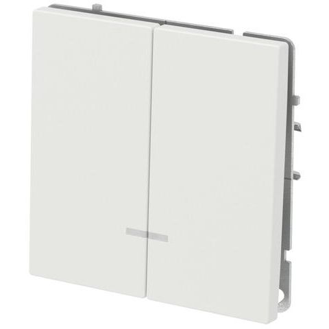 Выключатель 2-кл. KANT с подсветкой бел. песок DKC 7010134