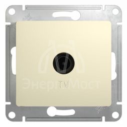 Механизм розетки TV 1-м СП Glossa 1DB беж. SchE GSL000291