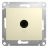 Механизм розетки TV 1-м СП Glossa 1DB беж. SchE GSL000291