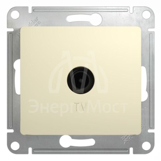 Механизм розетки TV 1-м СП Glossa 1DB беж. SchE GSL000291